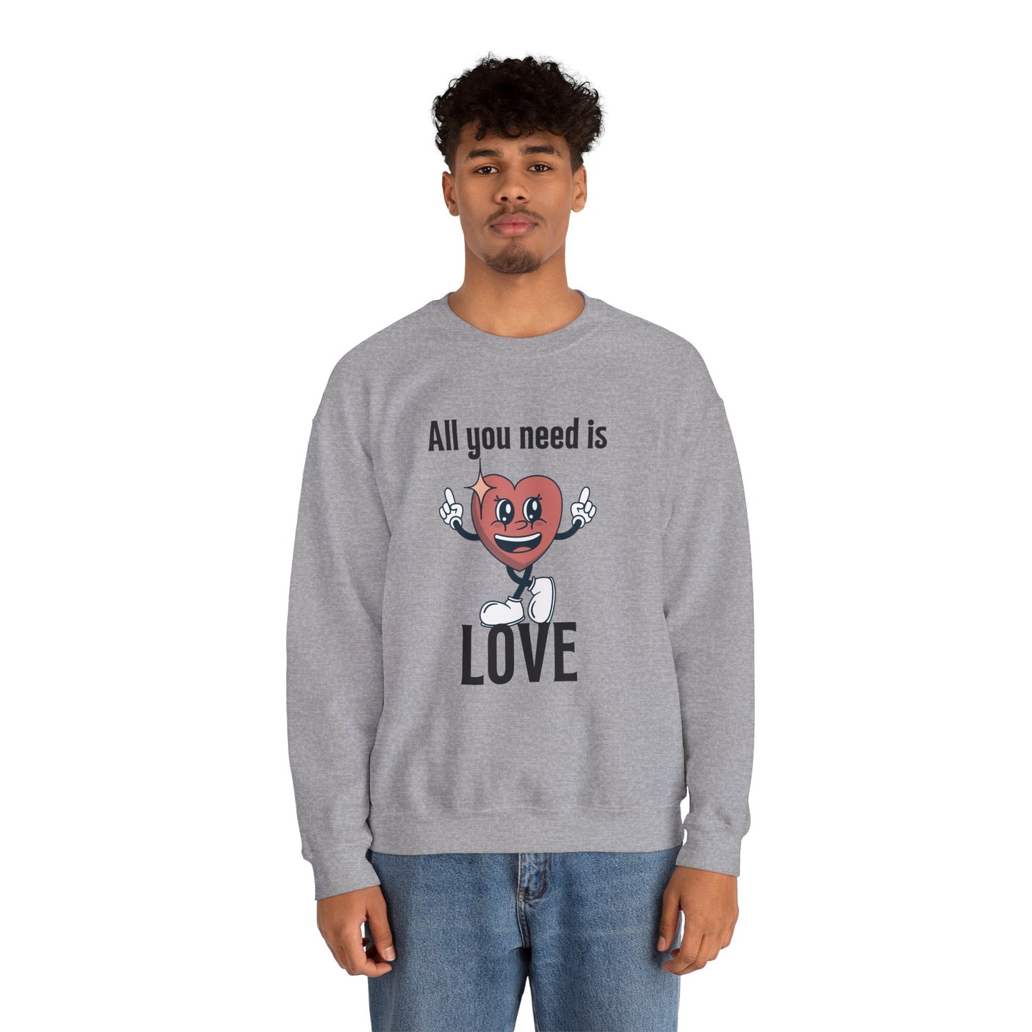 All You Need is Love Crewneck Sweatshirt