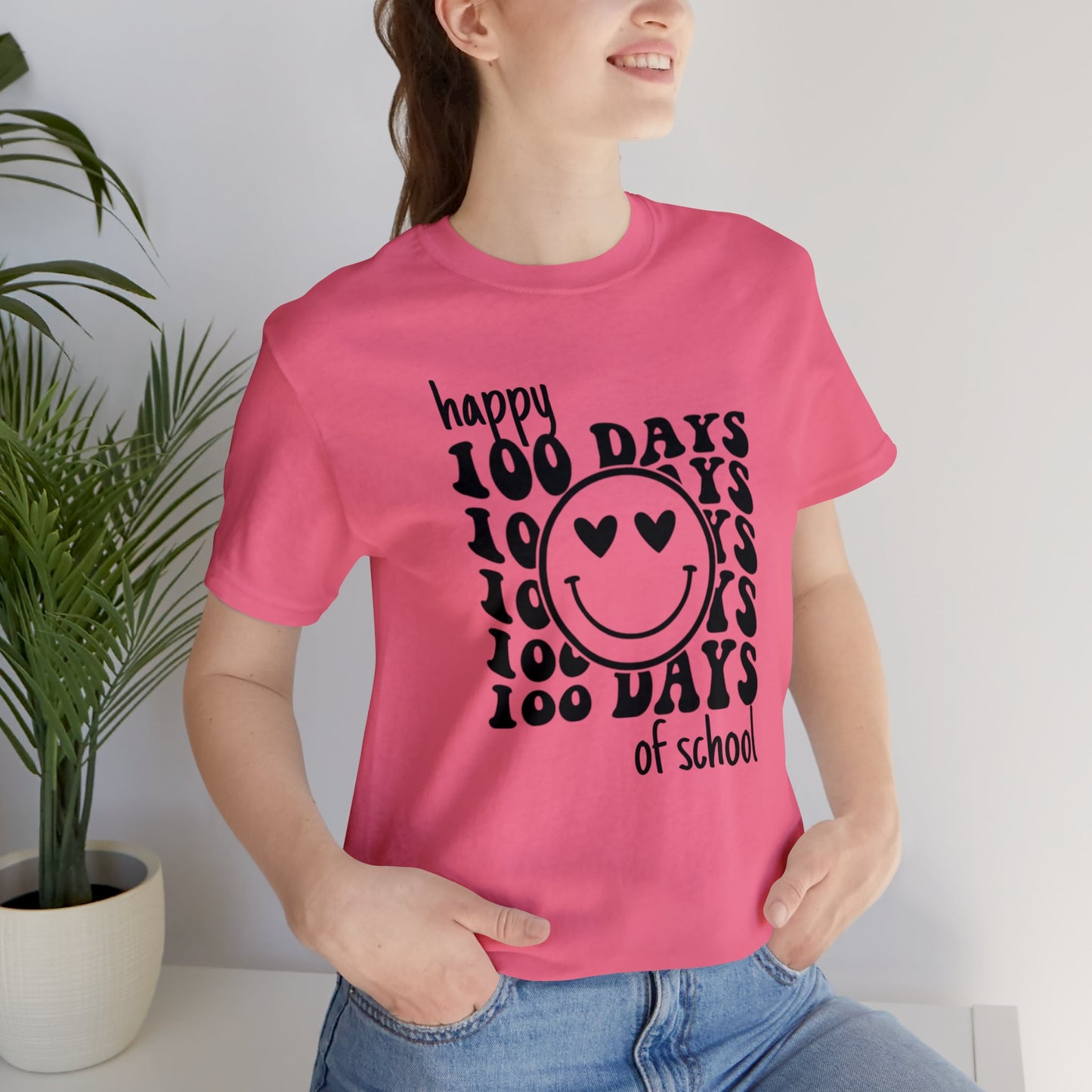 Happy 100 Days Short Sleeve Tee