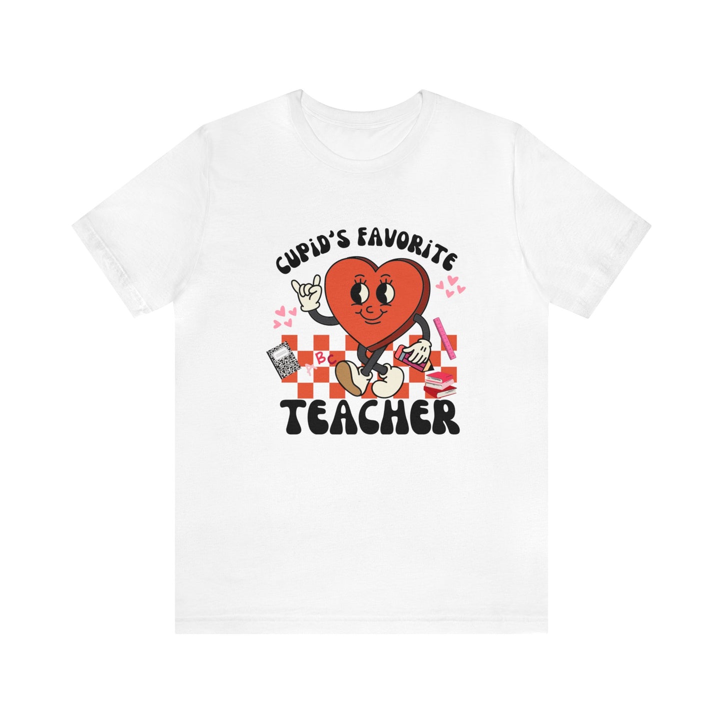 Cupid's Favorite Teacher Short Sleeve Tee