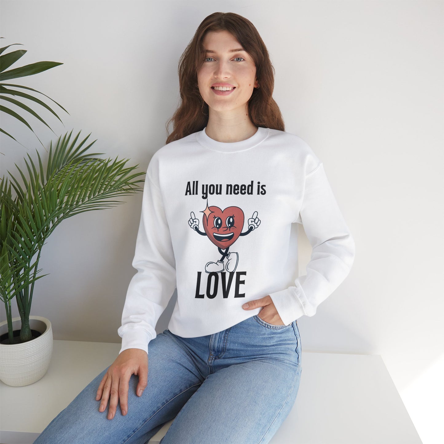 All You Need is Love Crewneck Sweatshirt