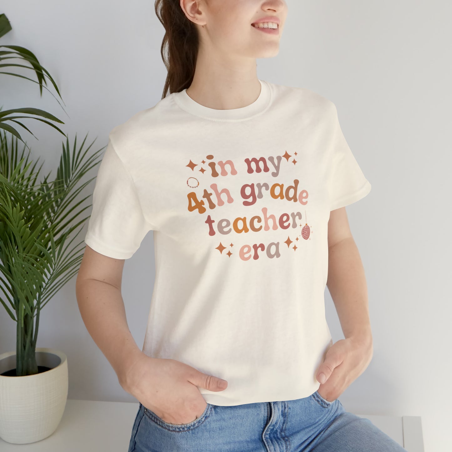 Disco 4th Grade Teacher Era Tee