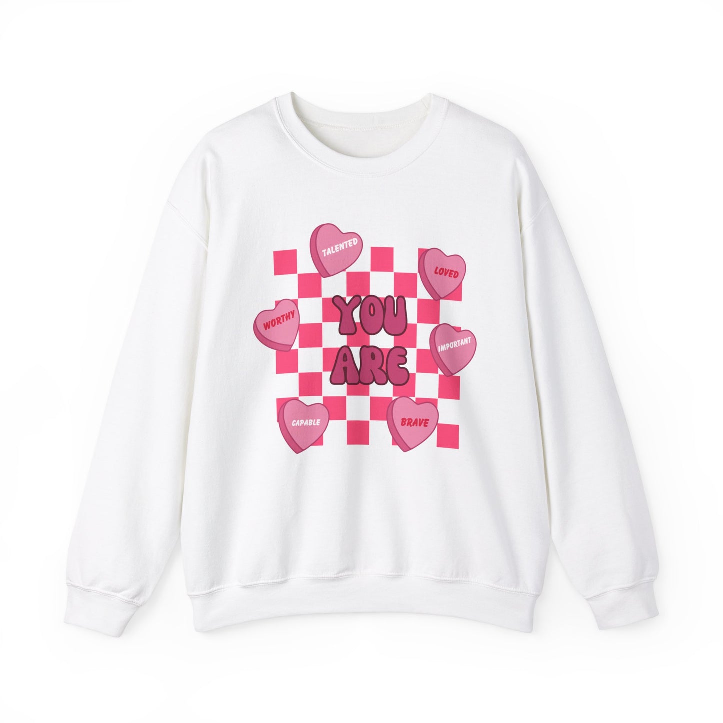 Valentine's Day Affirmations Crewneck Sweatshirt