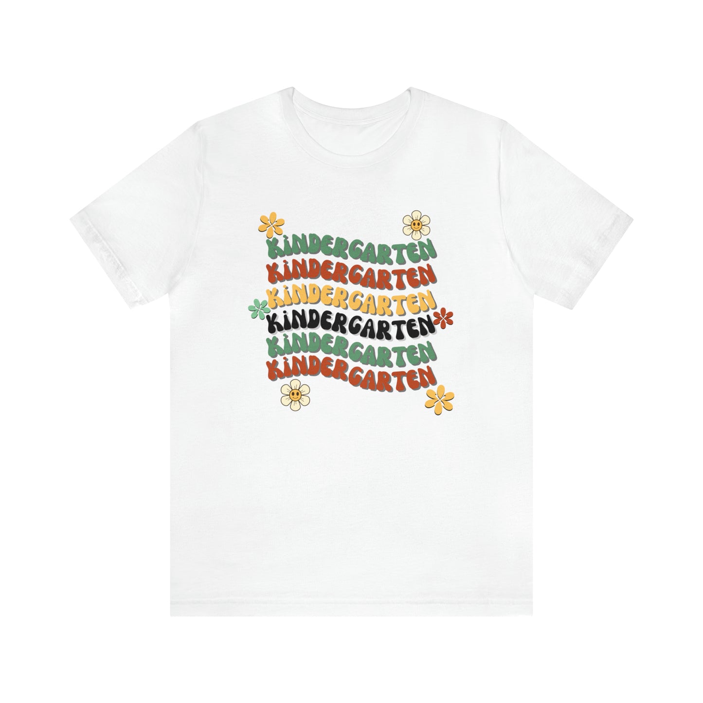 Groovy Flowers Kindergarten Tee