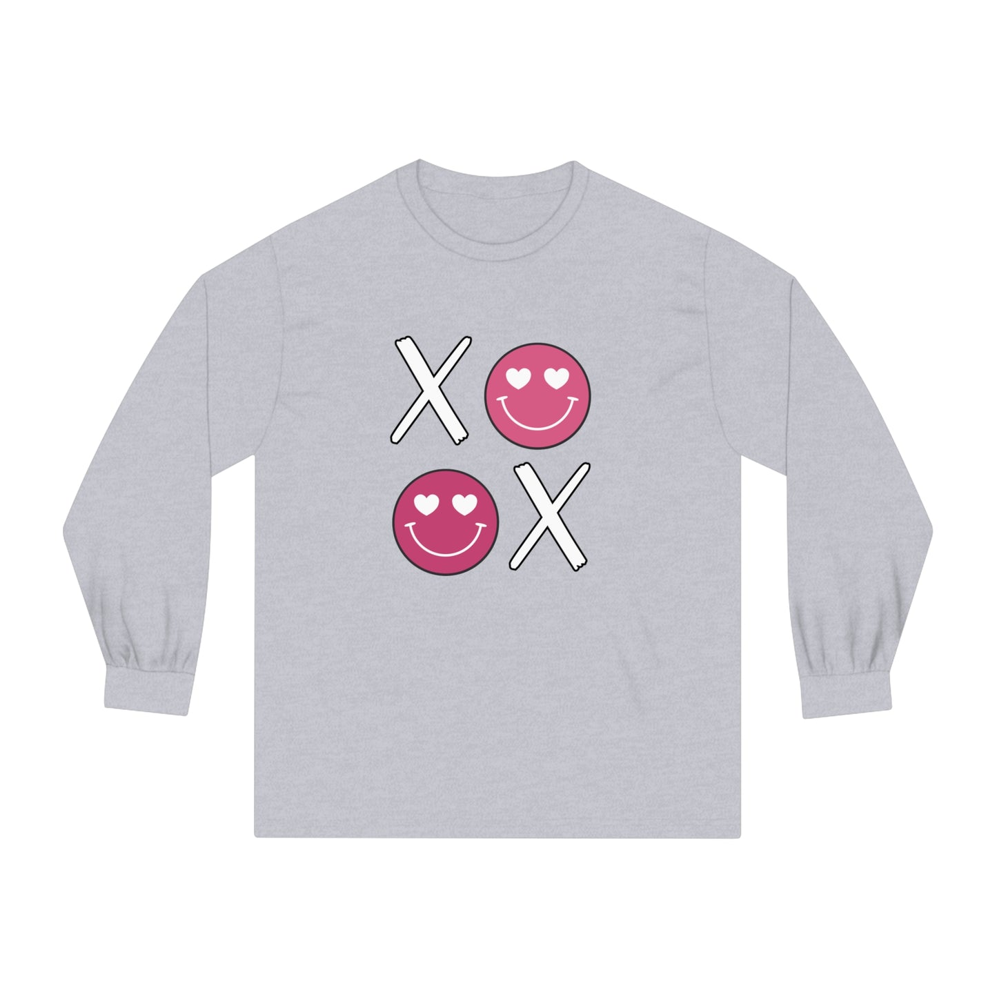 XOXO Smiley Face Long Sleeve T-Shirt