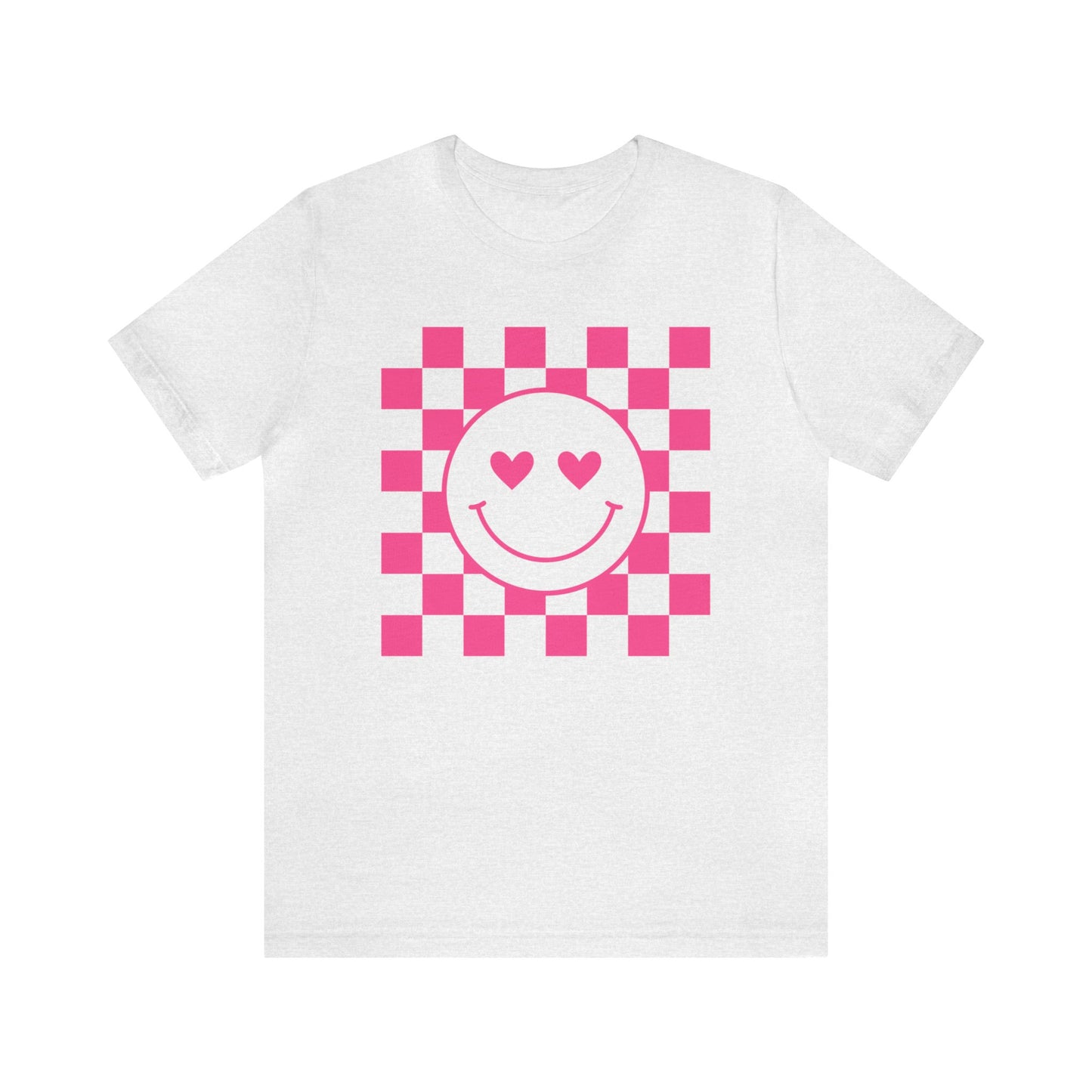 Checkered Hearts Short Sleeve Tee