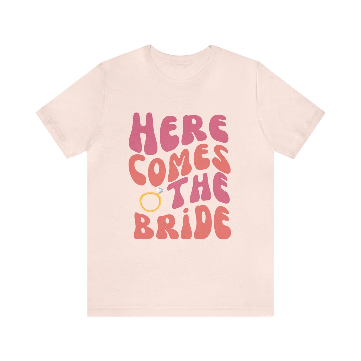 Here Comes the Bride Wavy Retro Tee