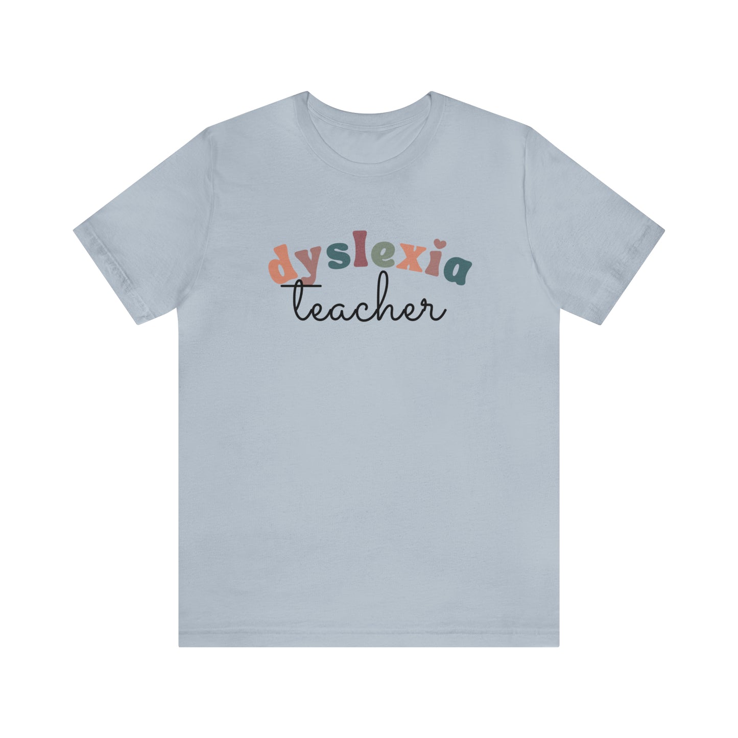 Retro Dyslexia Teacher Tee