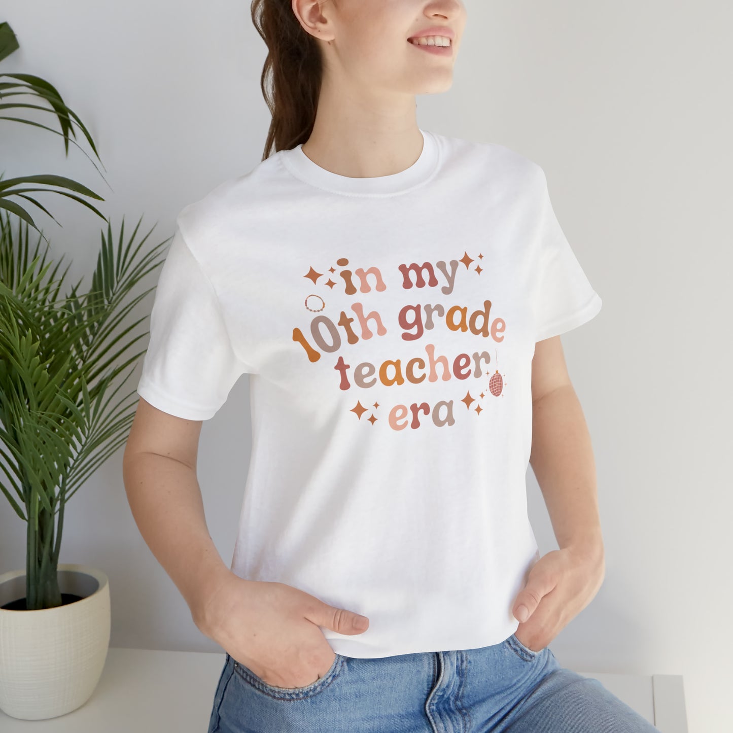 Disco 10th Grade Teacher Era Tee