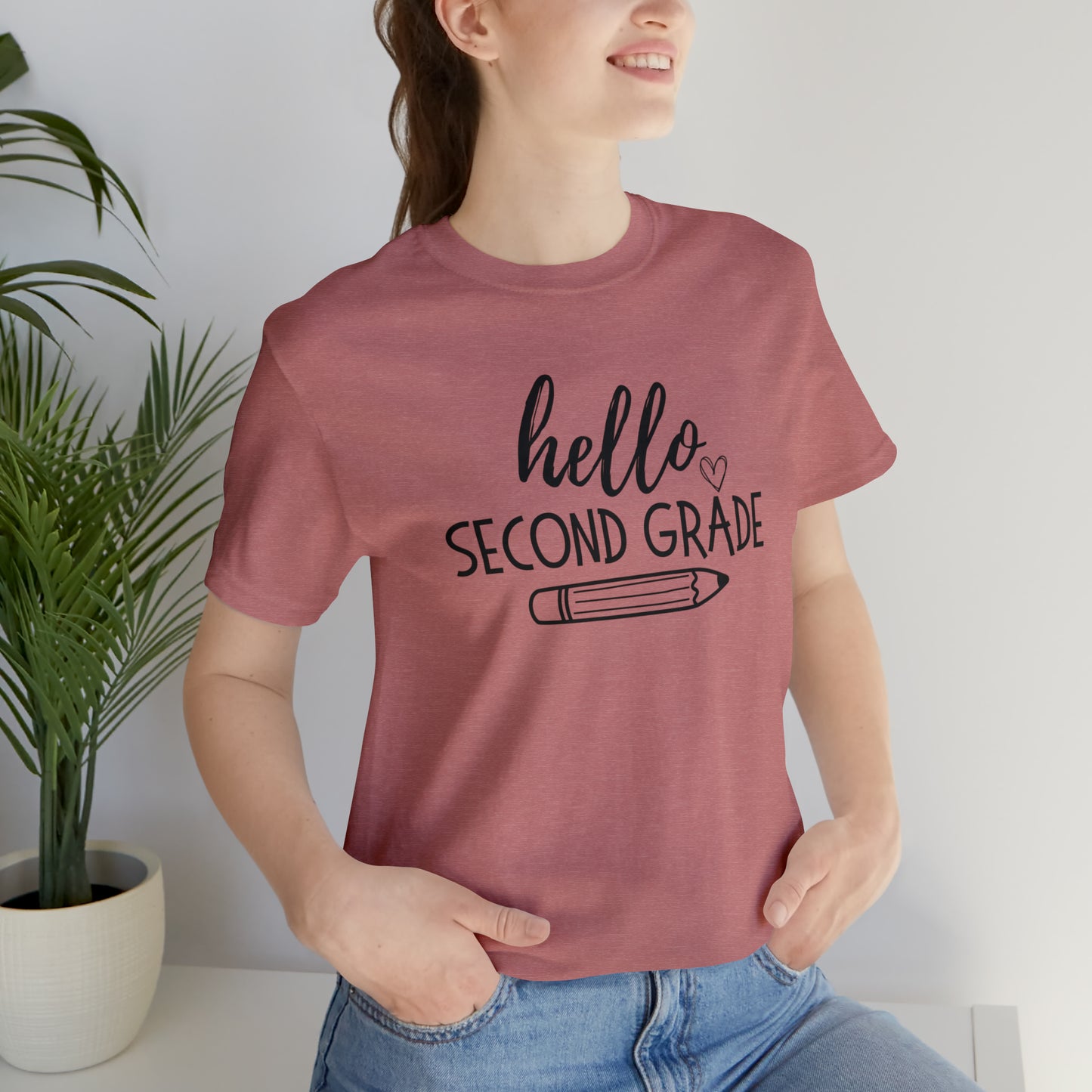 Hello Second Grade Tee