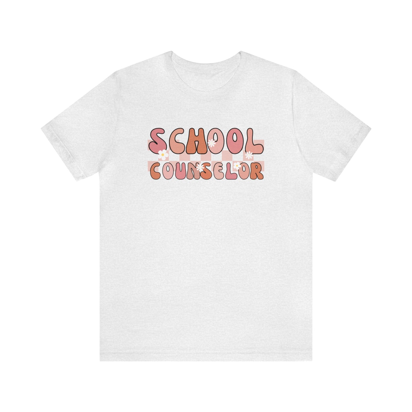 Groovy School Counselor Short Sleeve Tee