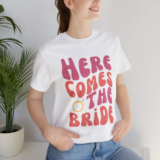 Here Comes the Bride Wavy Retro Tee