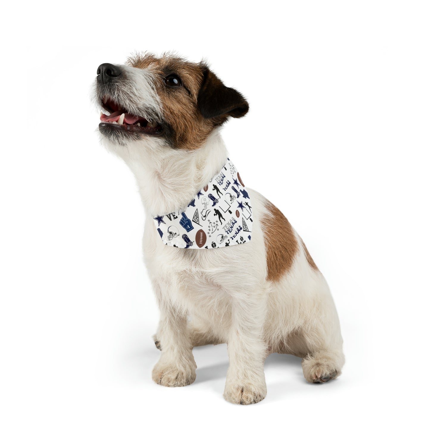 Cowboys Football Pet Bandana Collar