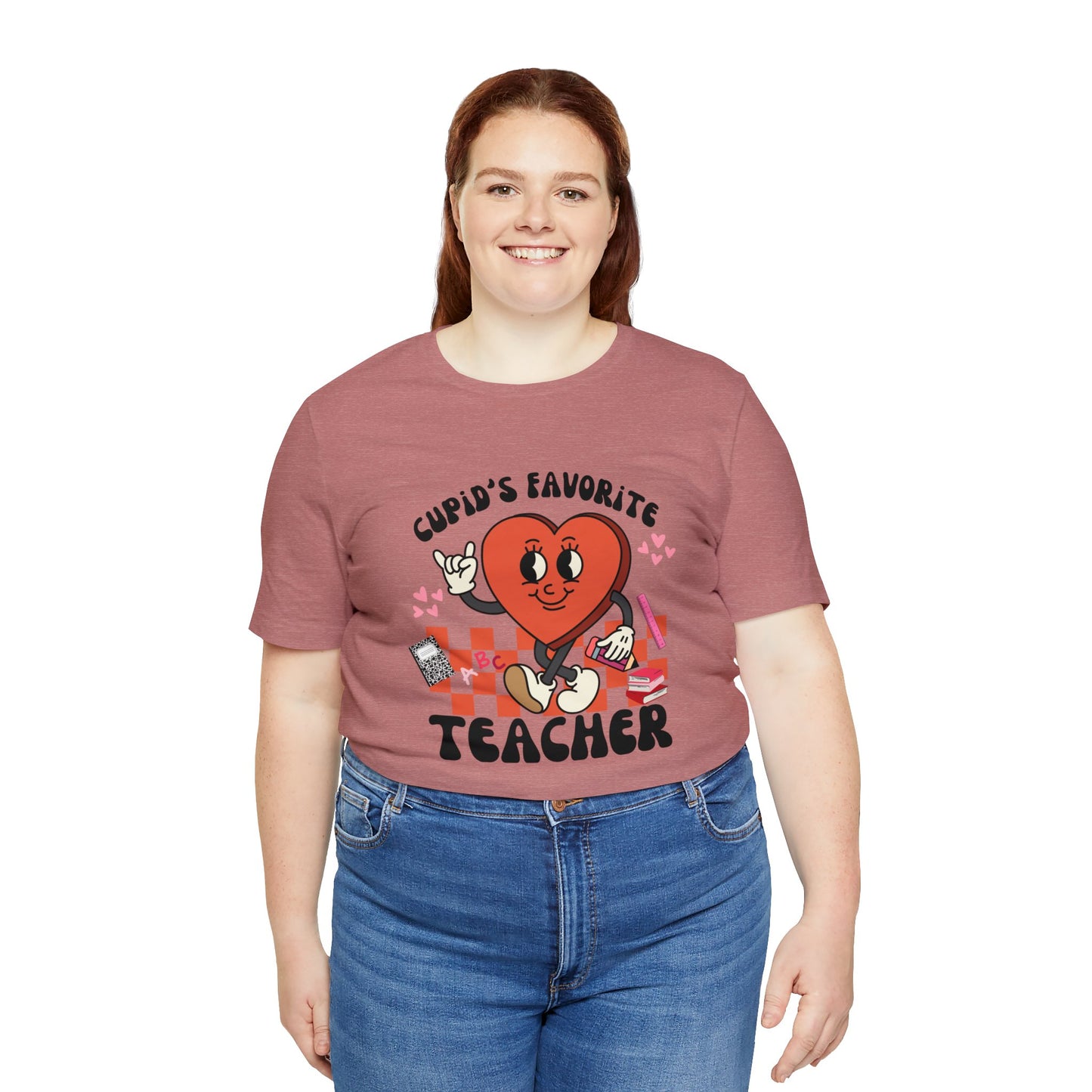 Cupid's Favorite Teacher Short Sleeve Tee