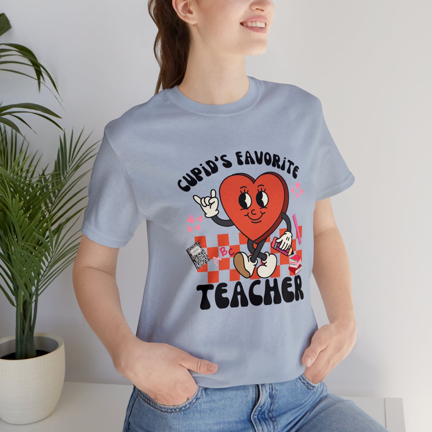 Cupid's Favorite Teacher Short Sleeve Tee