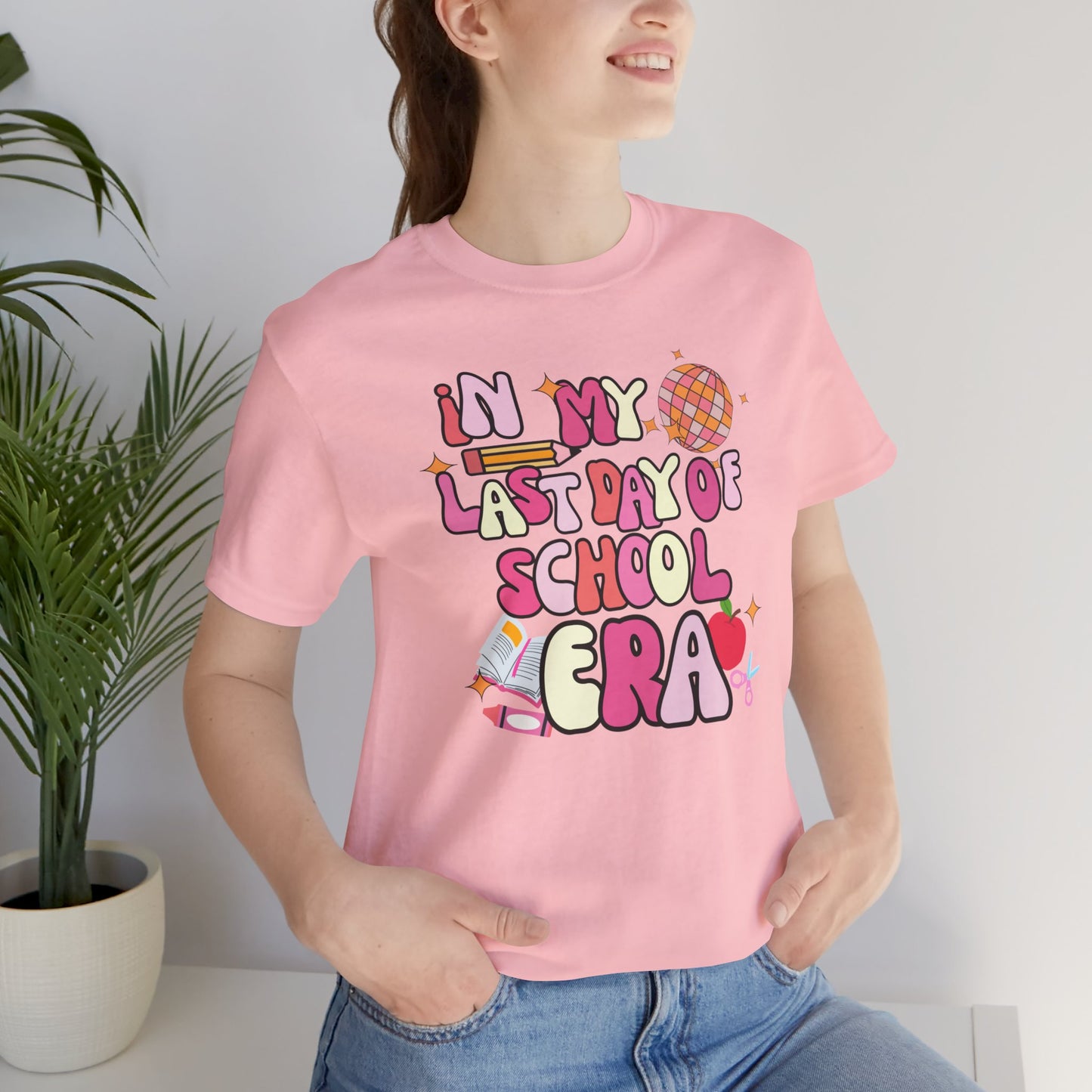 Groovy & Pink Last Day of School Tee