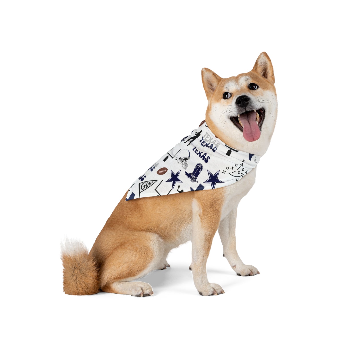 Cowboys Football Pet Bandana