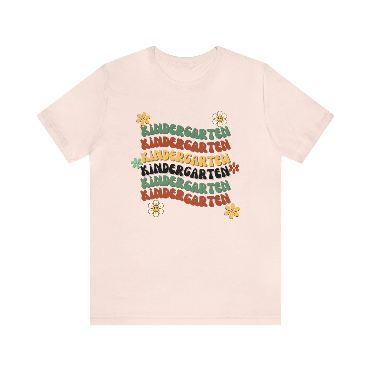 Groovy Flowers Kindergarten Tee