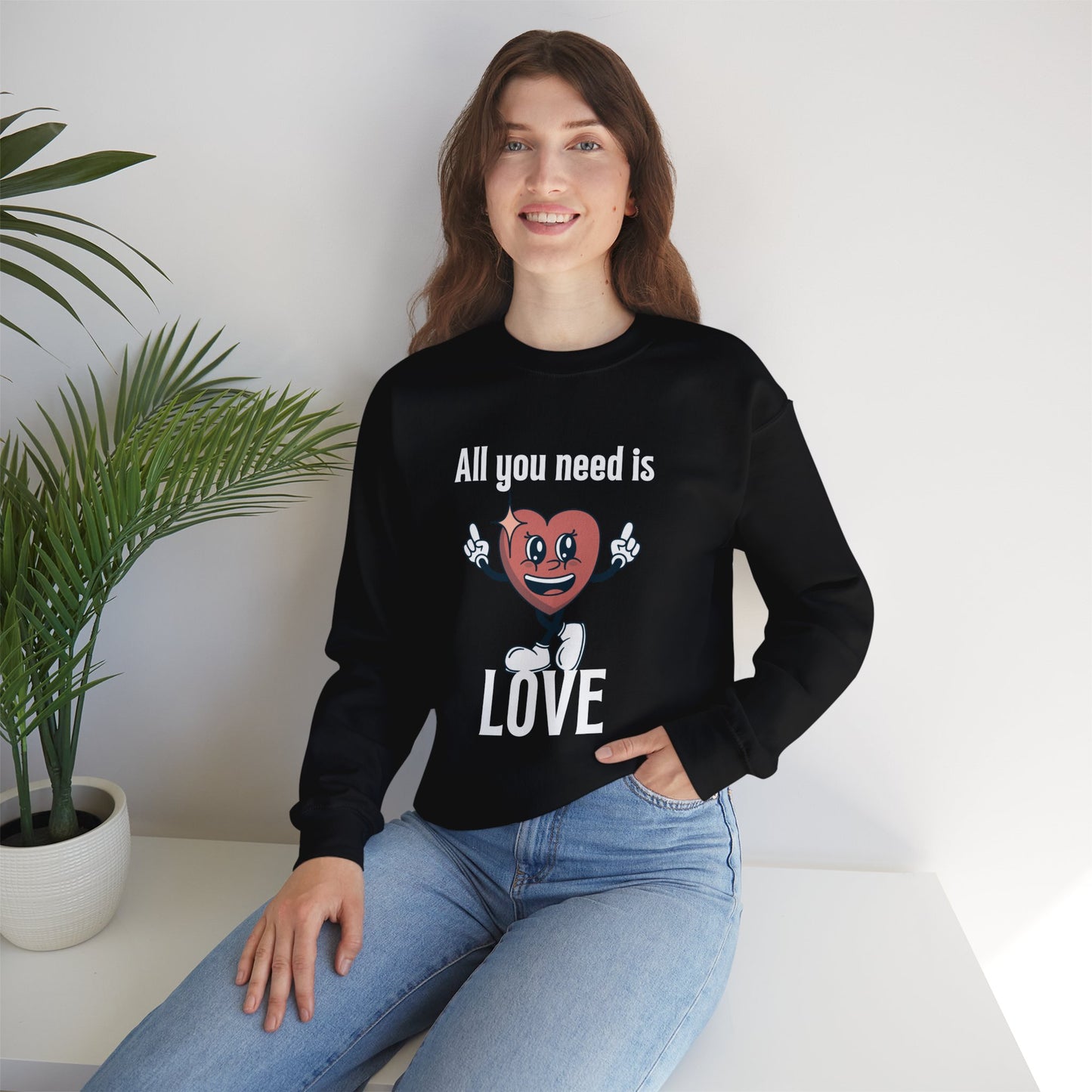 All You Need is Love Crewneck Sweatshirt