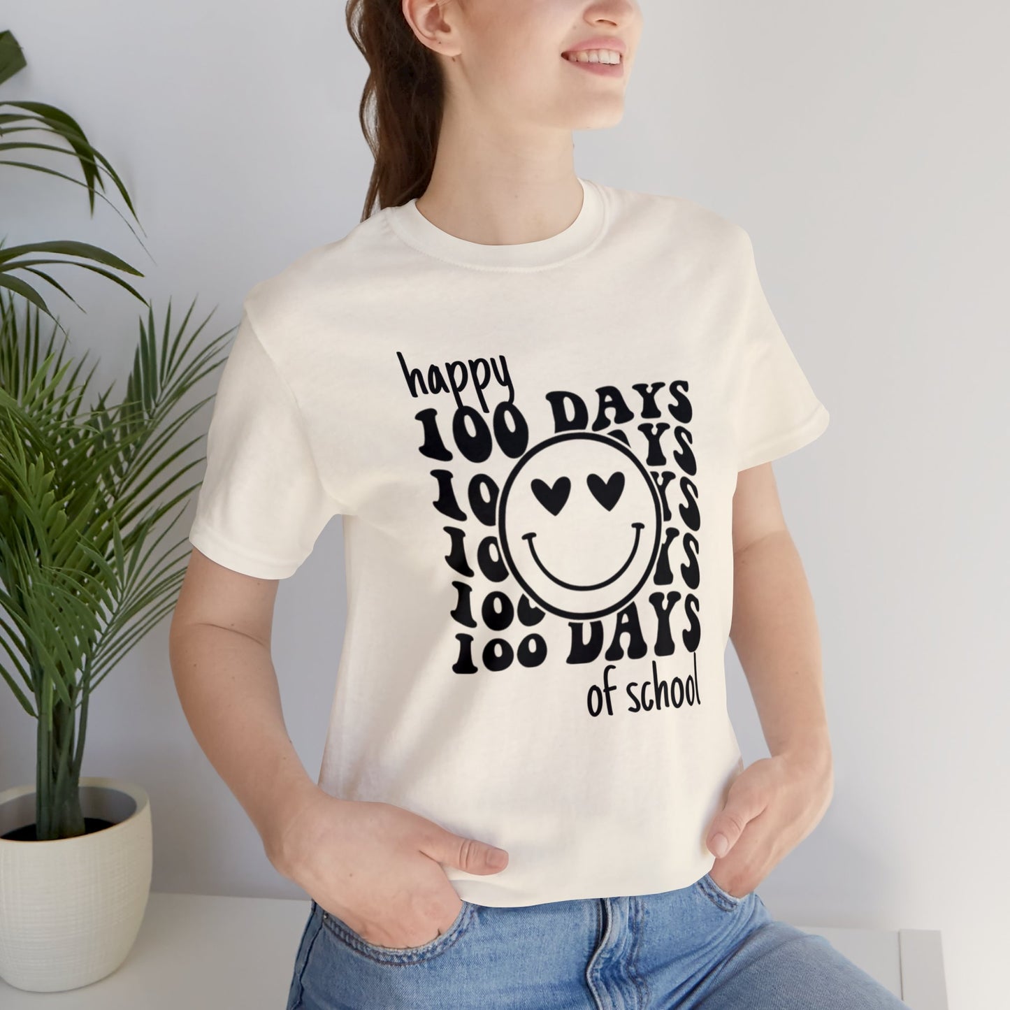 Happy 100 Days Short Sleeve Tee