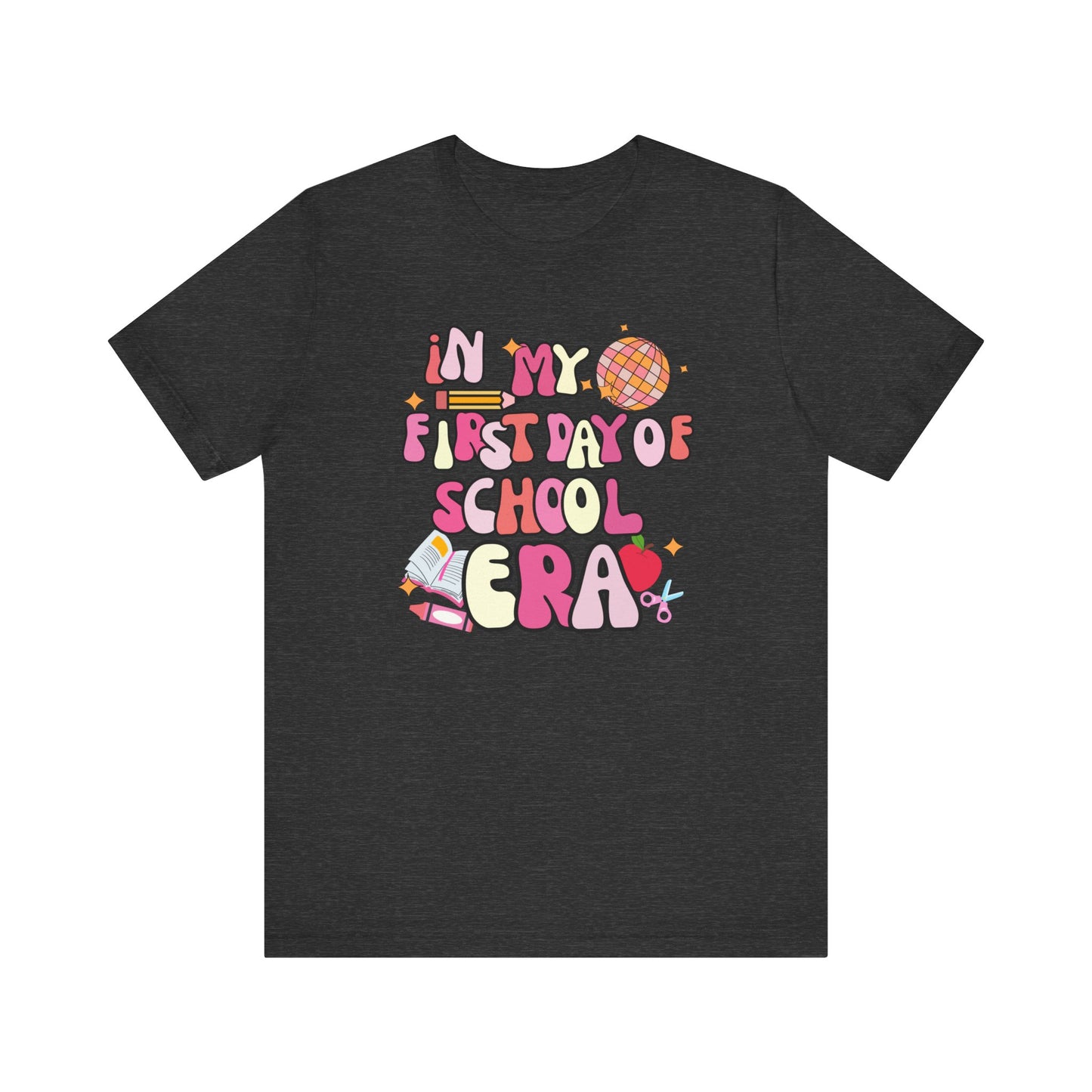 Pink In My First Day of School Era Tee