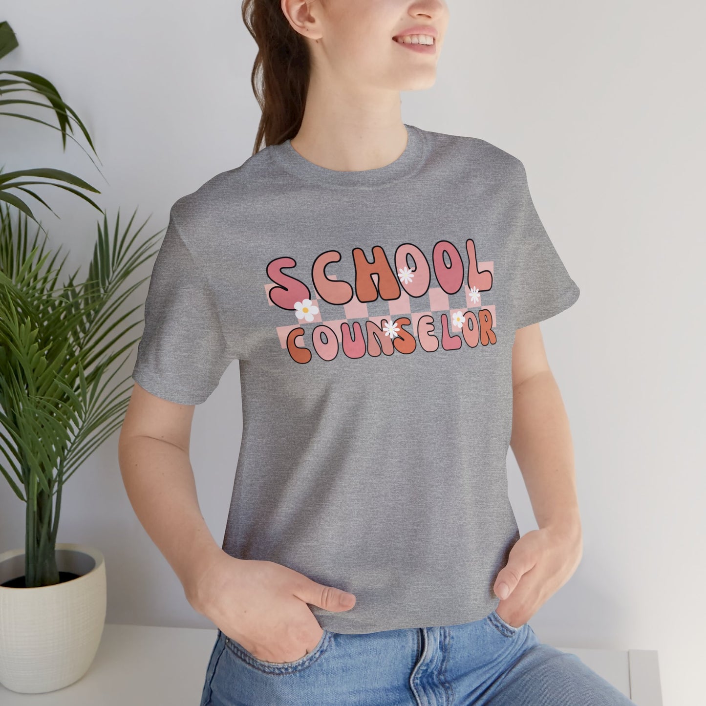 Groovy School Counselor Short Sleeve Tee