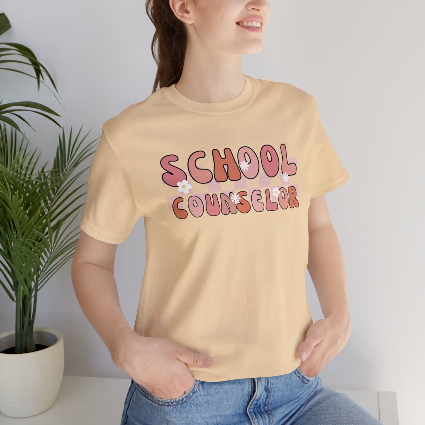 Groovy School Counselor Short Sleeve Tee