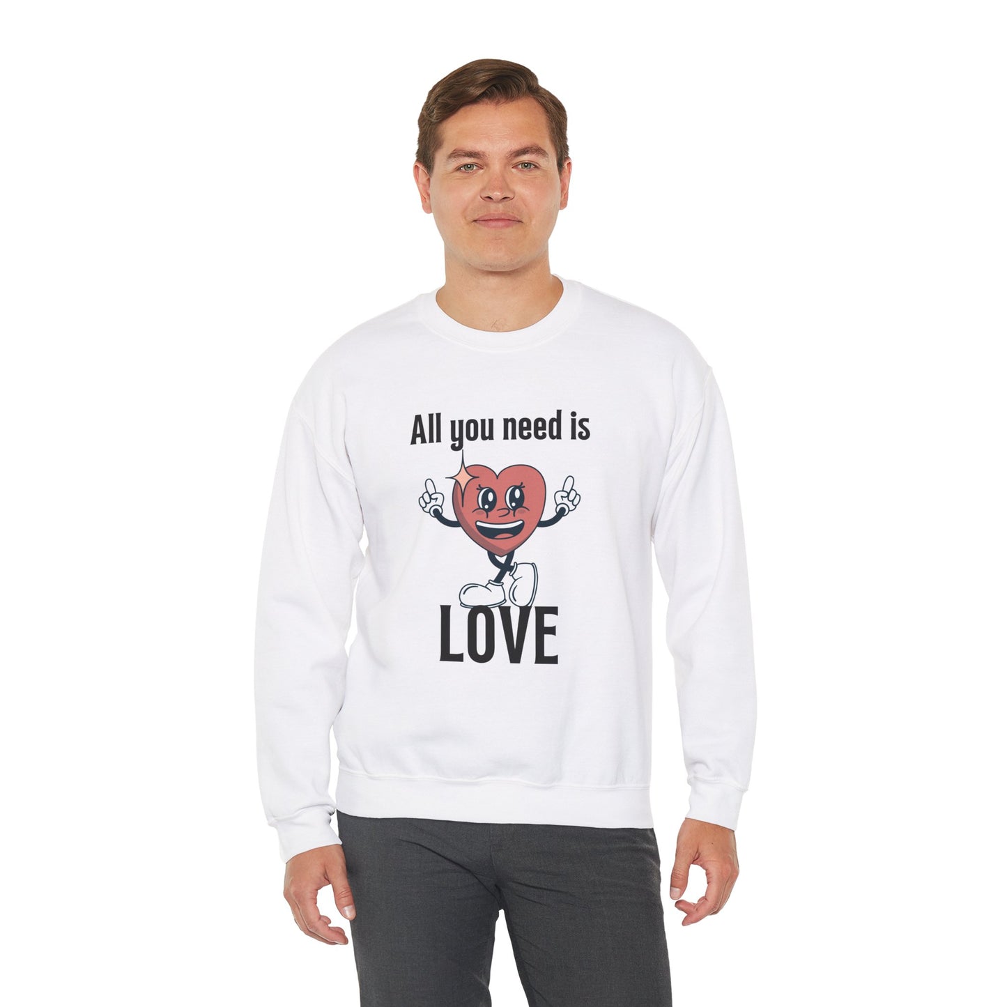 All You Need is Love Crewneck Sweatshirt