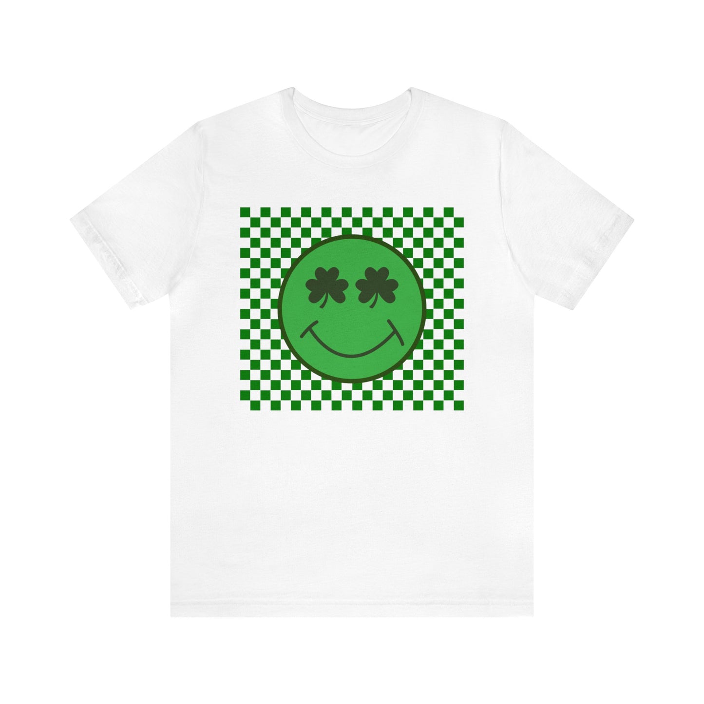 Shamrock Smiley Face Tee