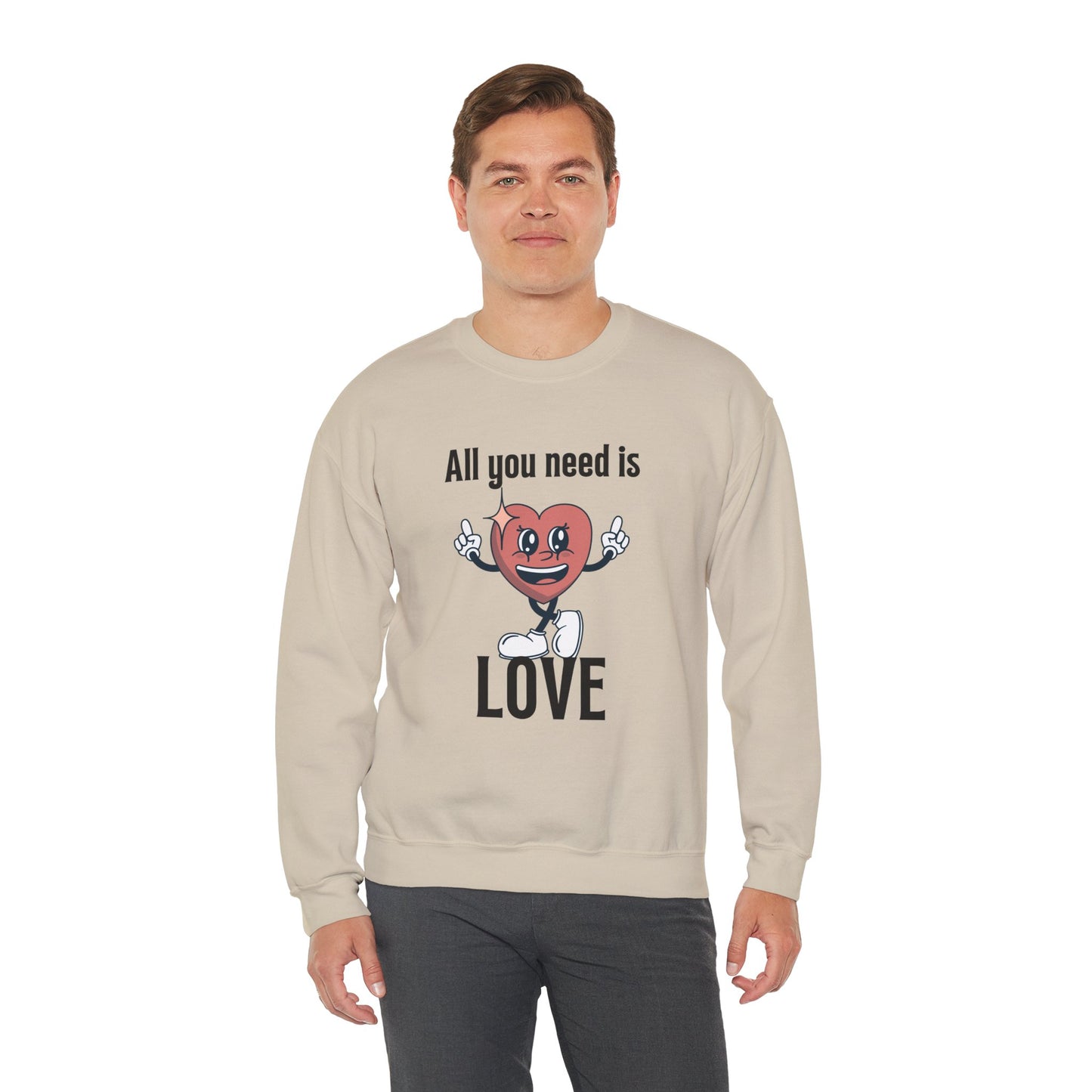 All You Need is Love Crewneck Sweatshirt