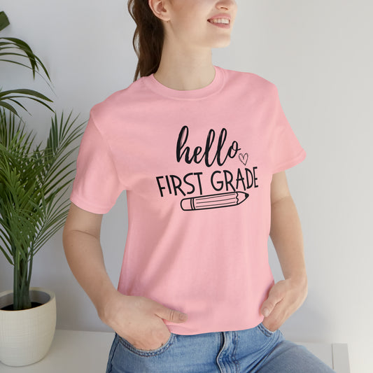 Hello First Grade Tee