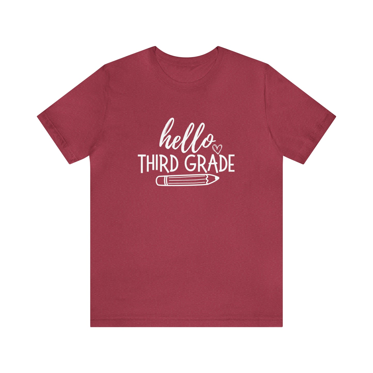 Hello Third Grade Tee