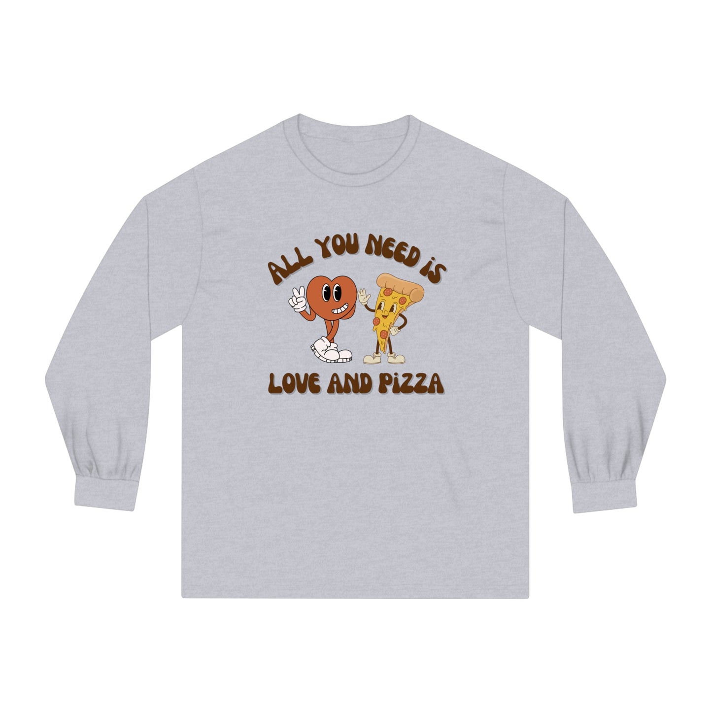 Love & Pizza Long Sleeve T-Shirt