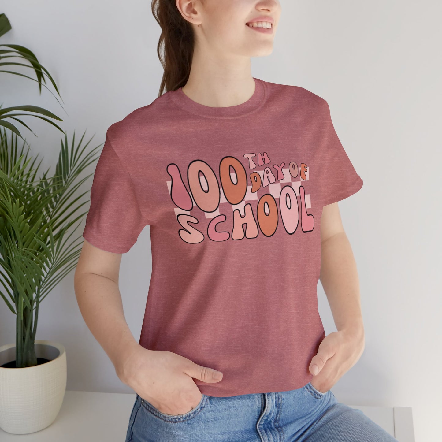 100th Day of School ~ Groovy Short Sleeve Tee