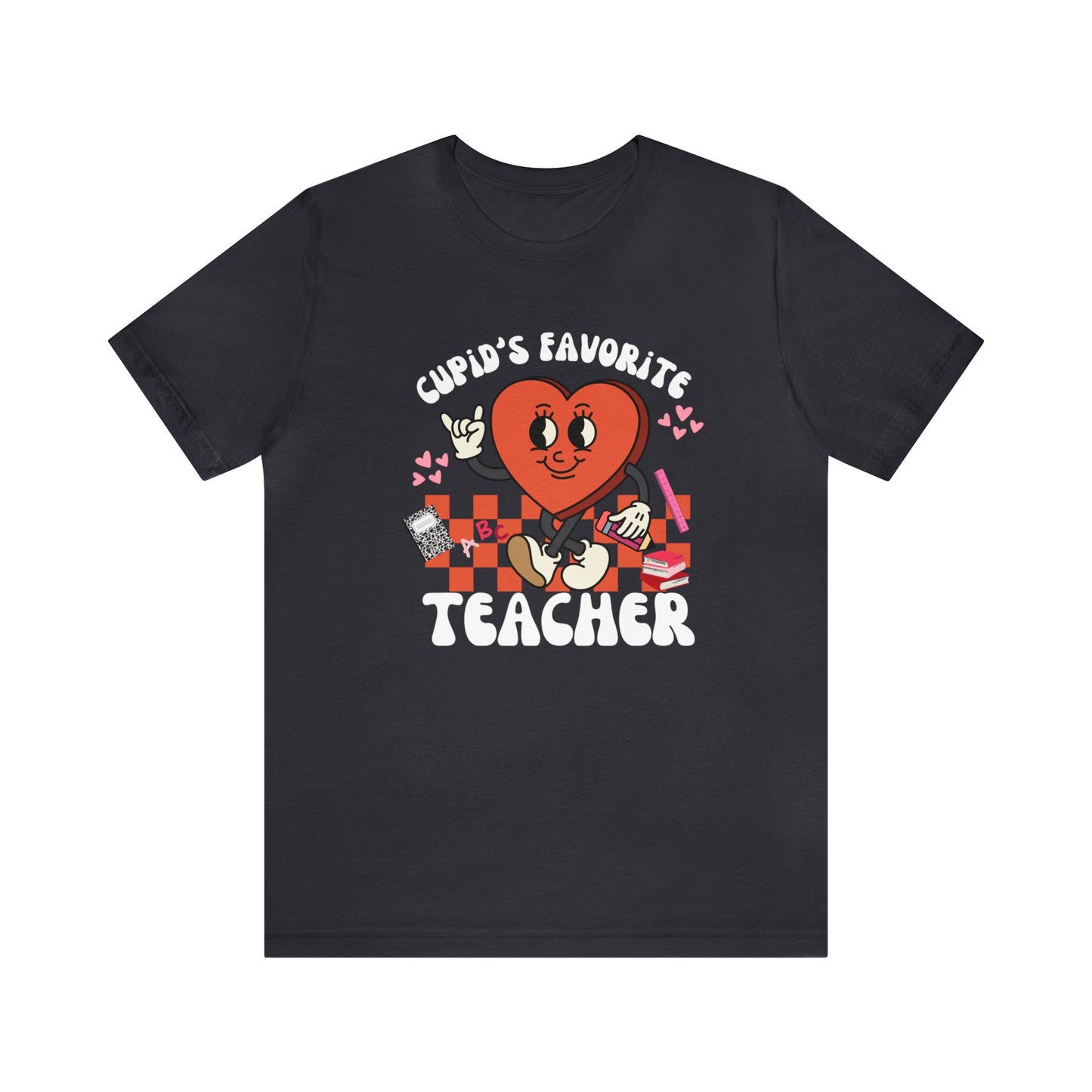 Cupid's Favorite Teacher Short Sleeve Tee