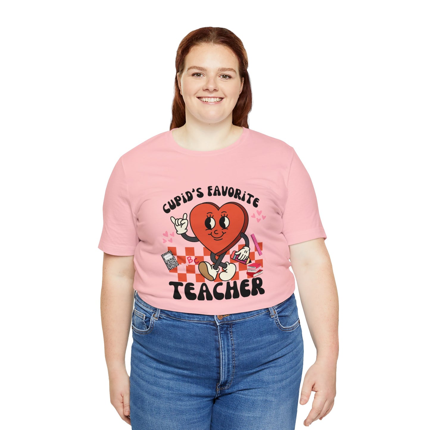 Cupid's Favorite Teacher Short Sleeve Tee