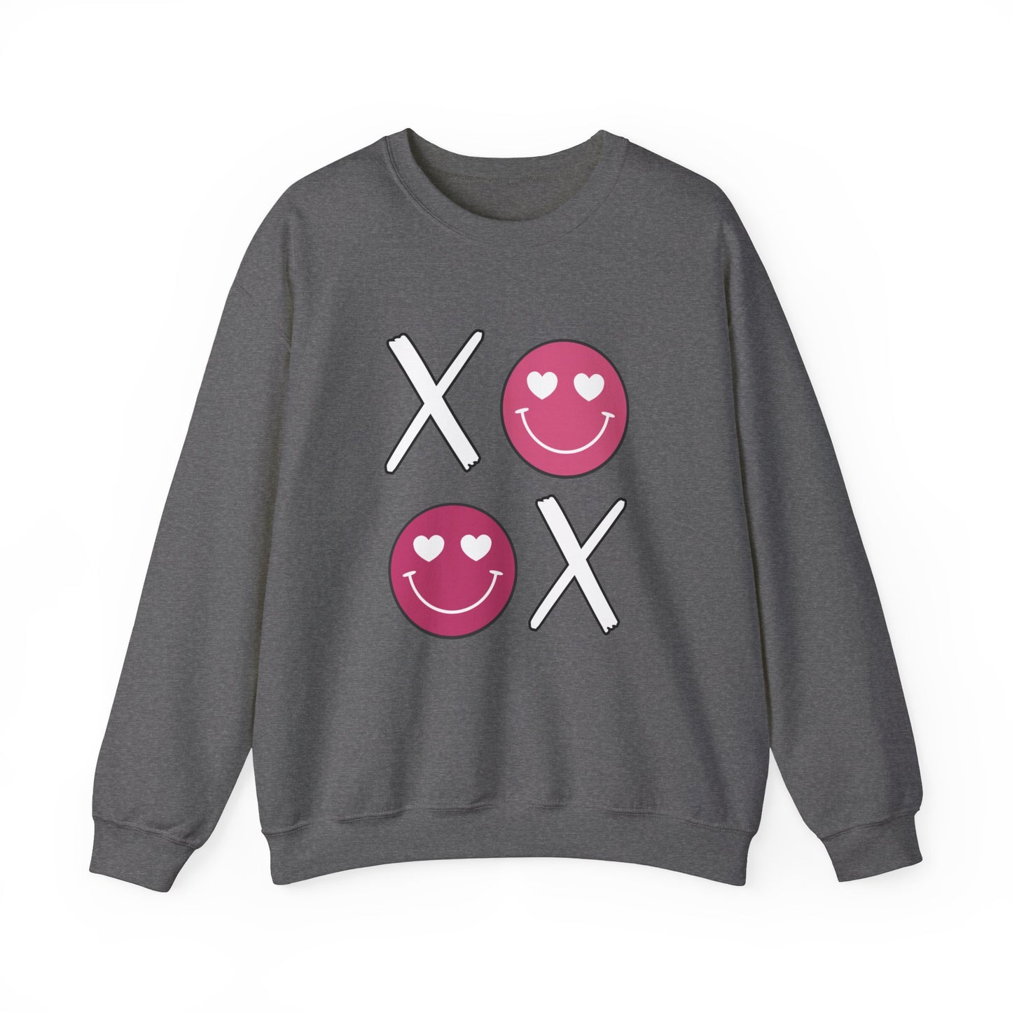 XOXO Smiley Face Crewneck Sweatshirt