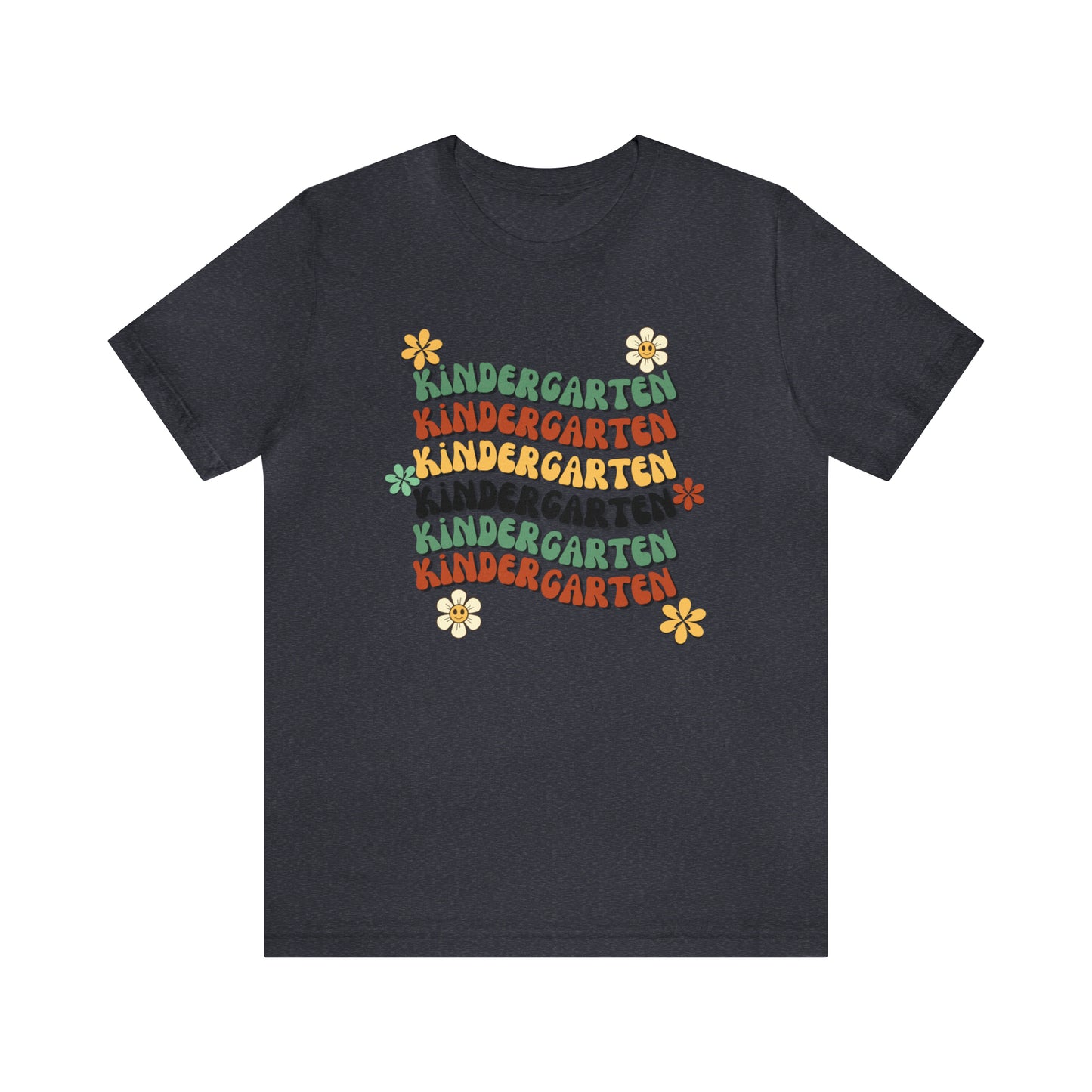 Groovy Flowers Kindergarten Tee