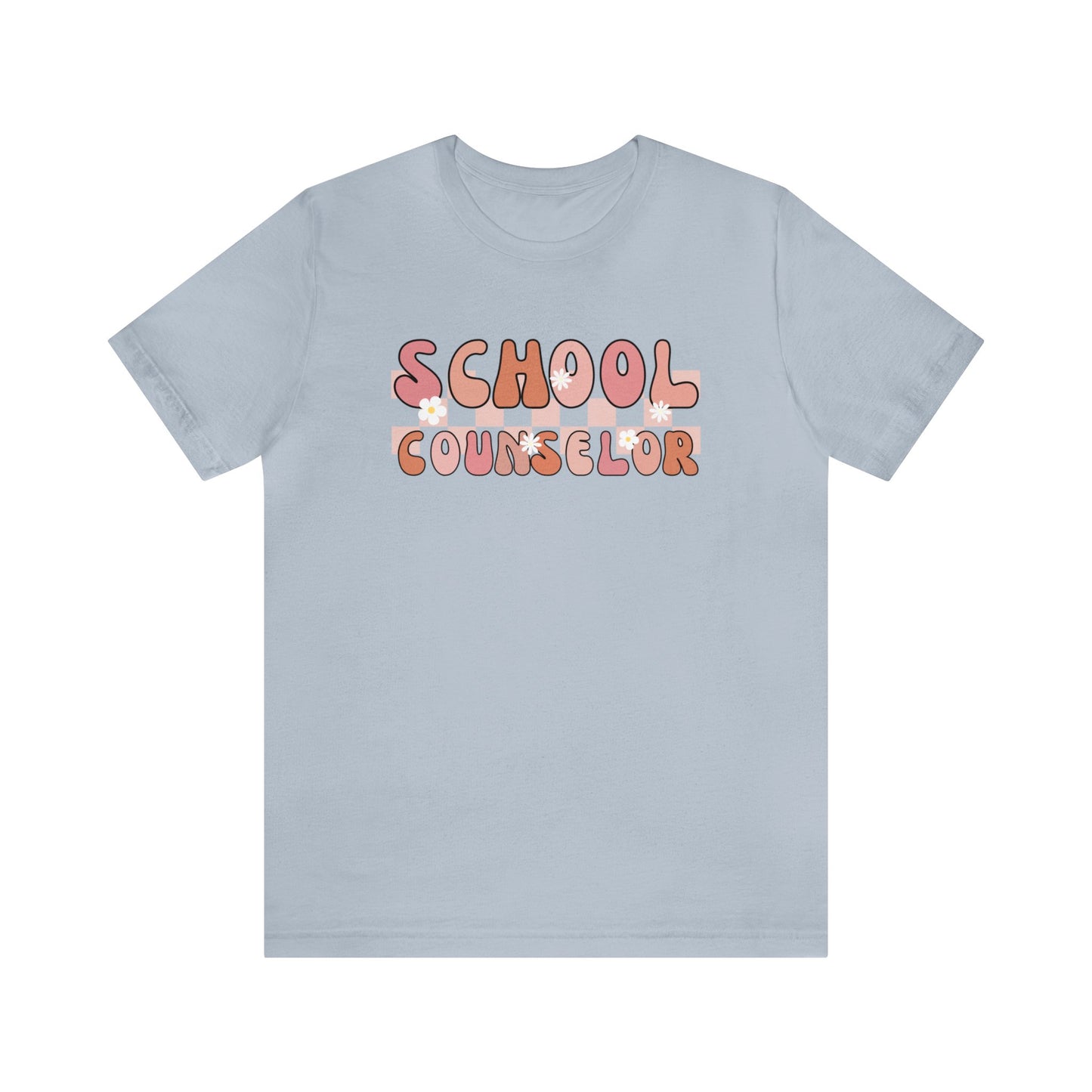 Groovy School Counselor Short Sleeve Tee