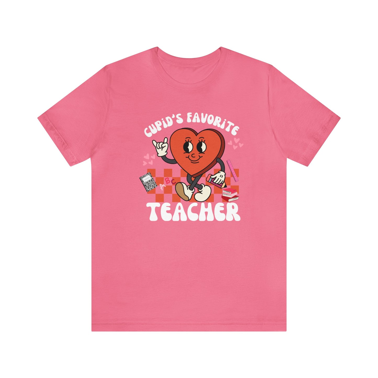 Cupid's Favorite Teacher Short Sleeve Tee