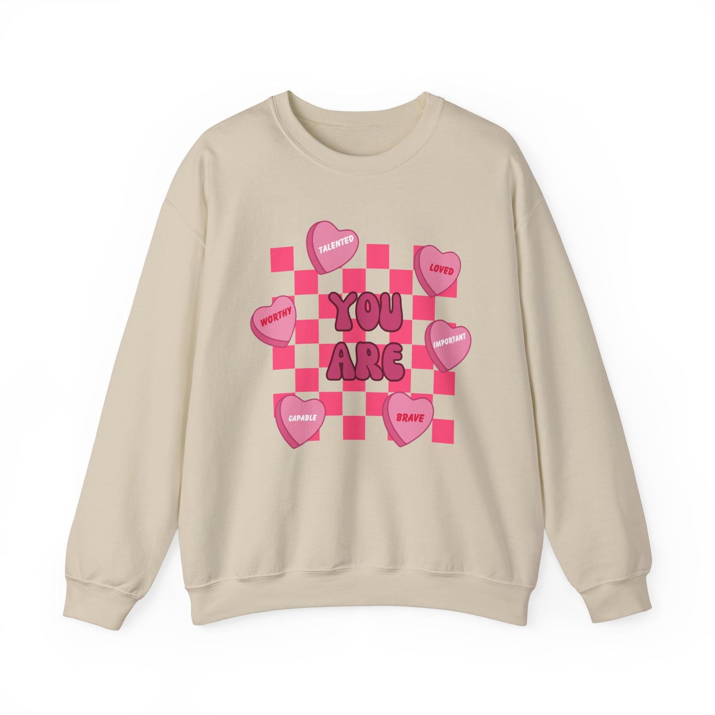 Valentine's Day Affirmations Crewneck Sweatshirt