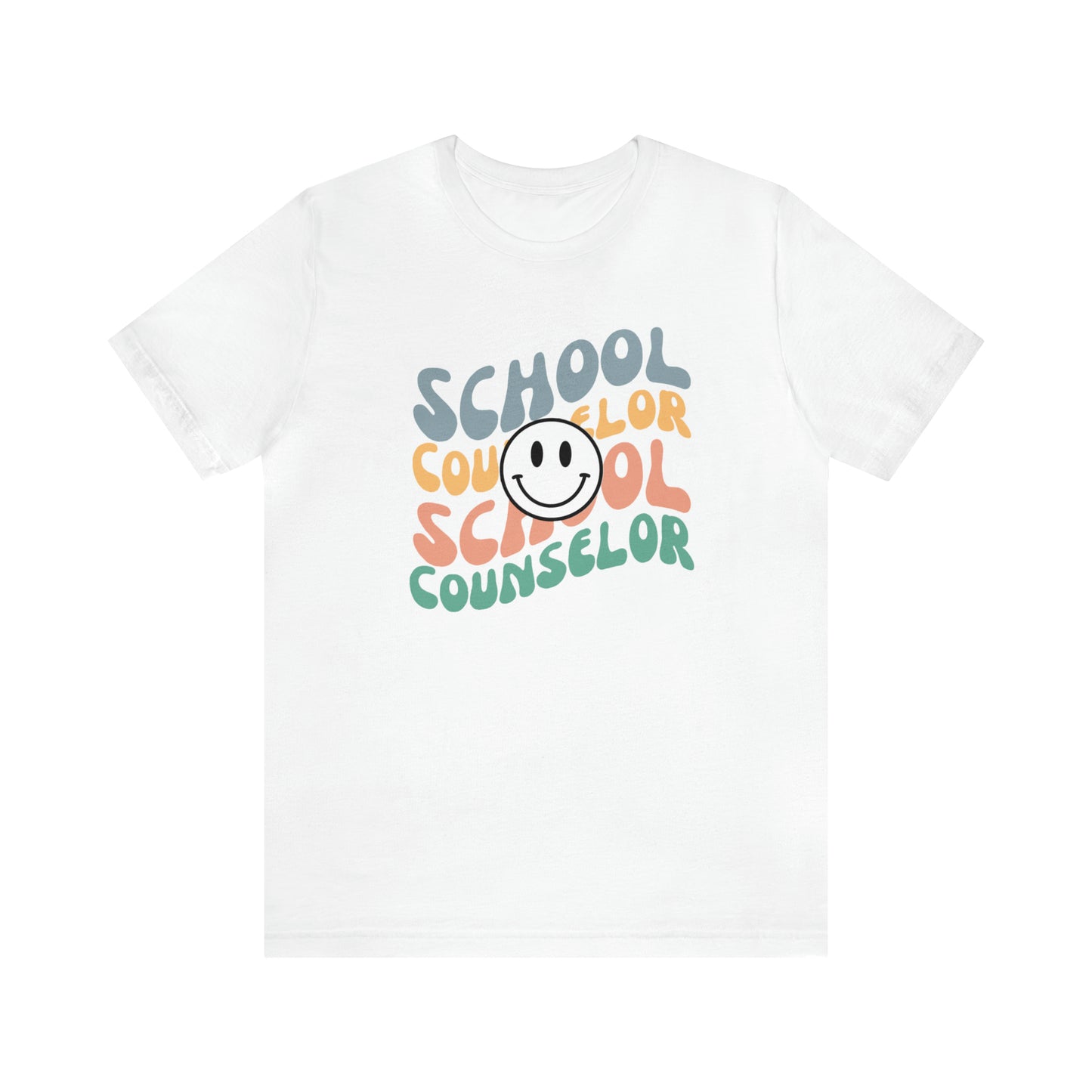 Smiley Face School Counselor Tee