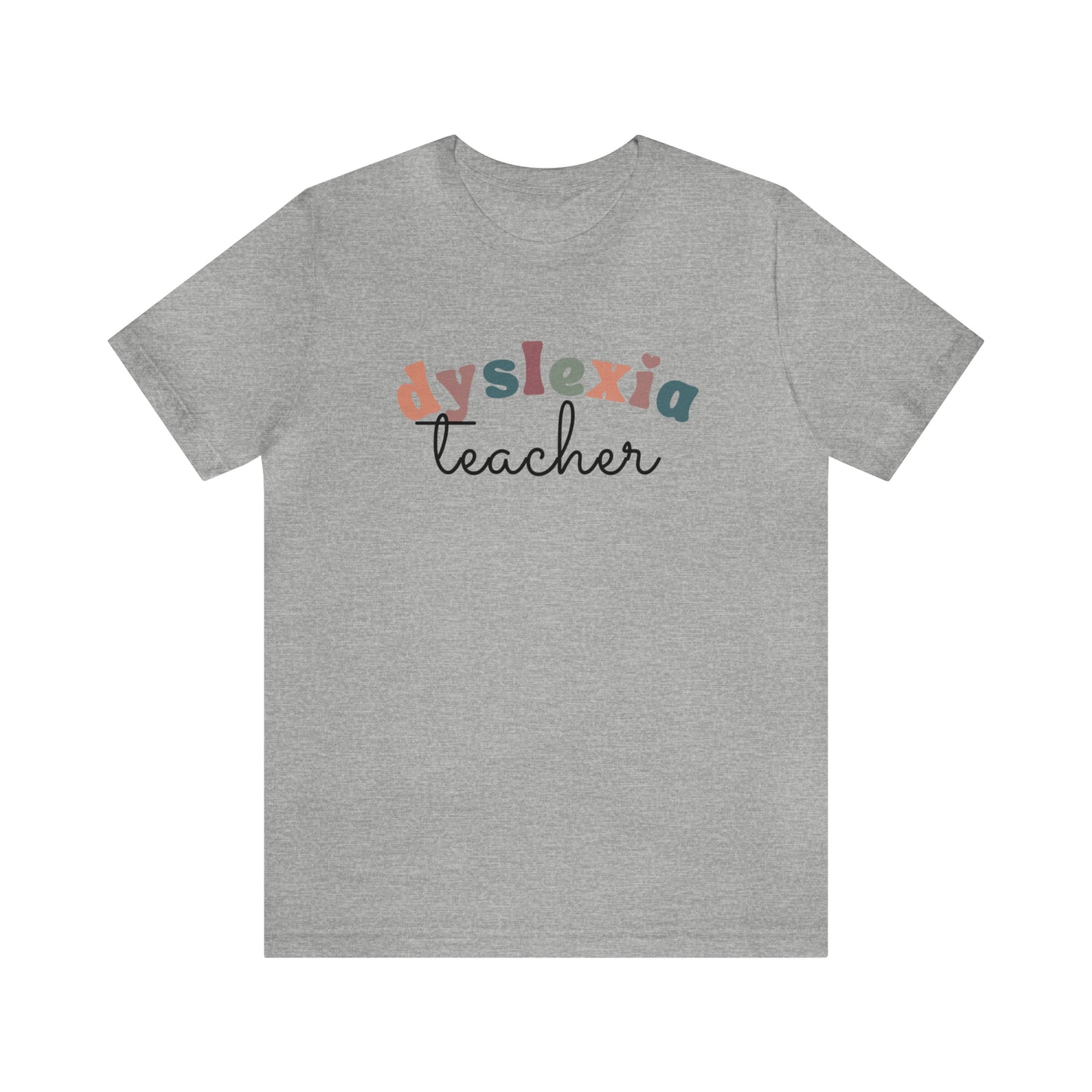 Retro Dyslexia Teacher Tee