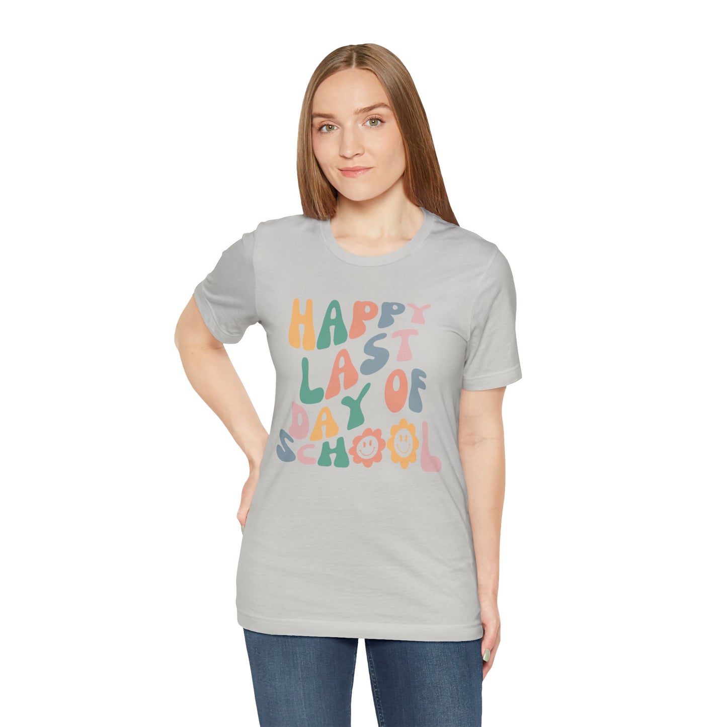 Flower Happy Last Day of School Tee