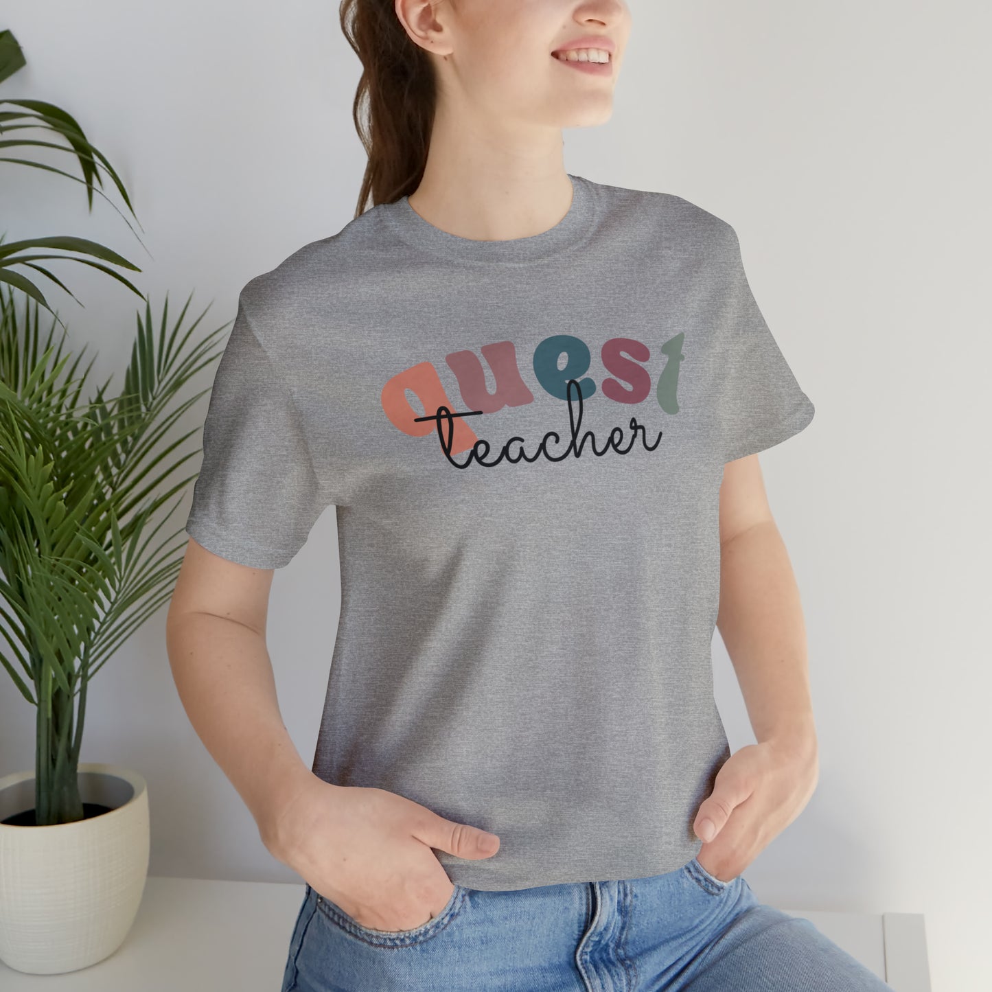 Retro QUEST Teacher Tee