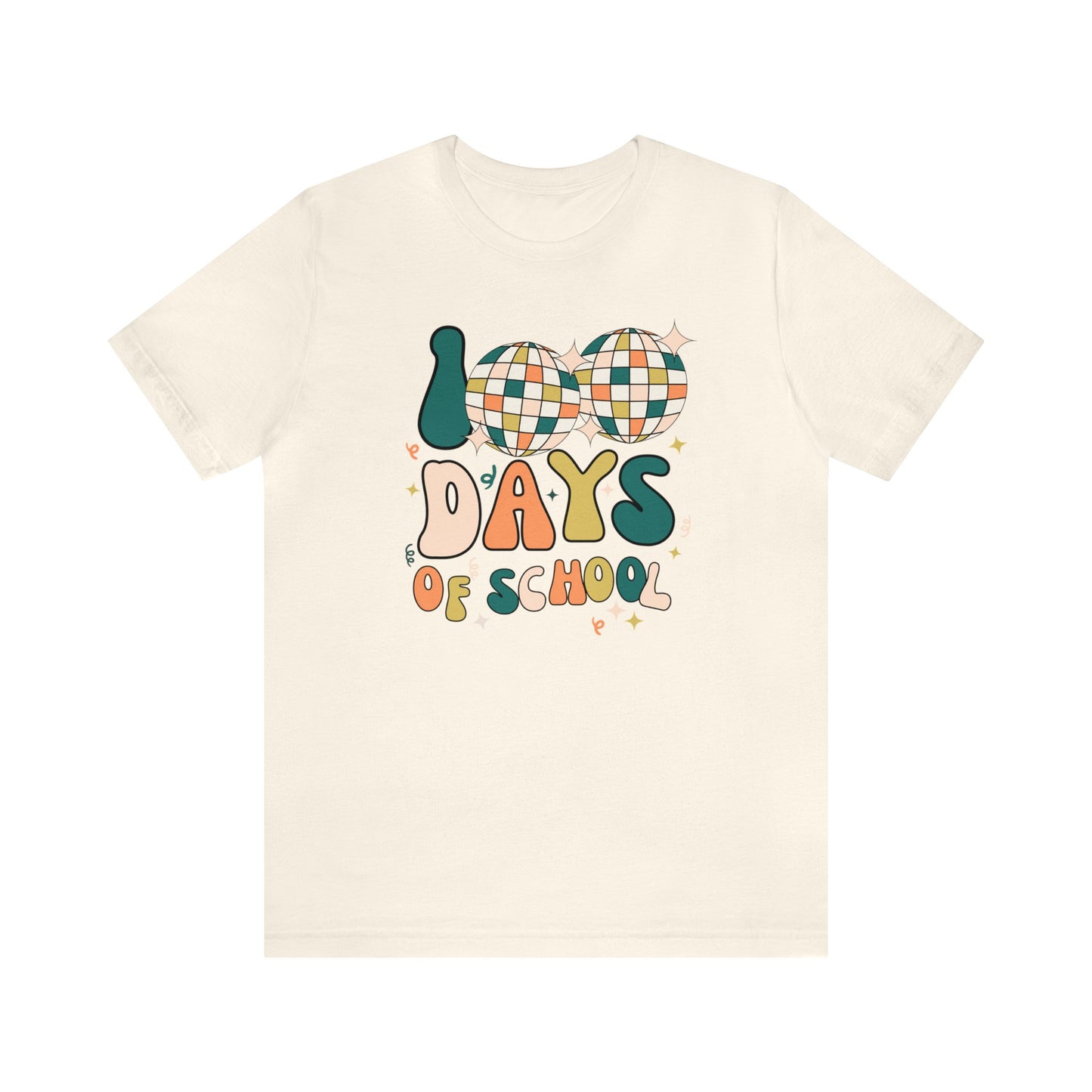 Disco 100 Days of School Short Sleeve Tee