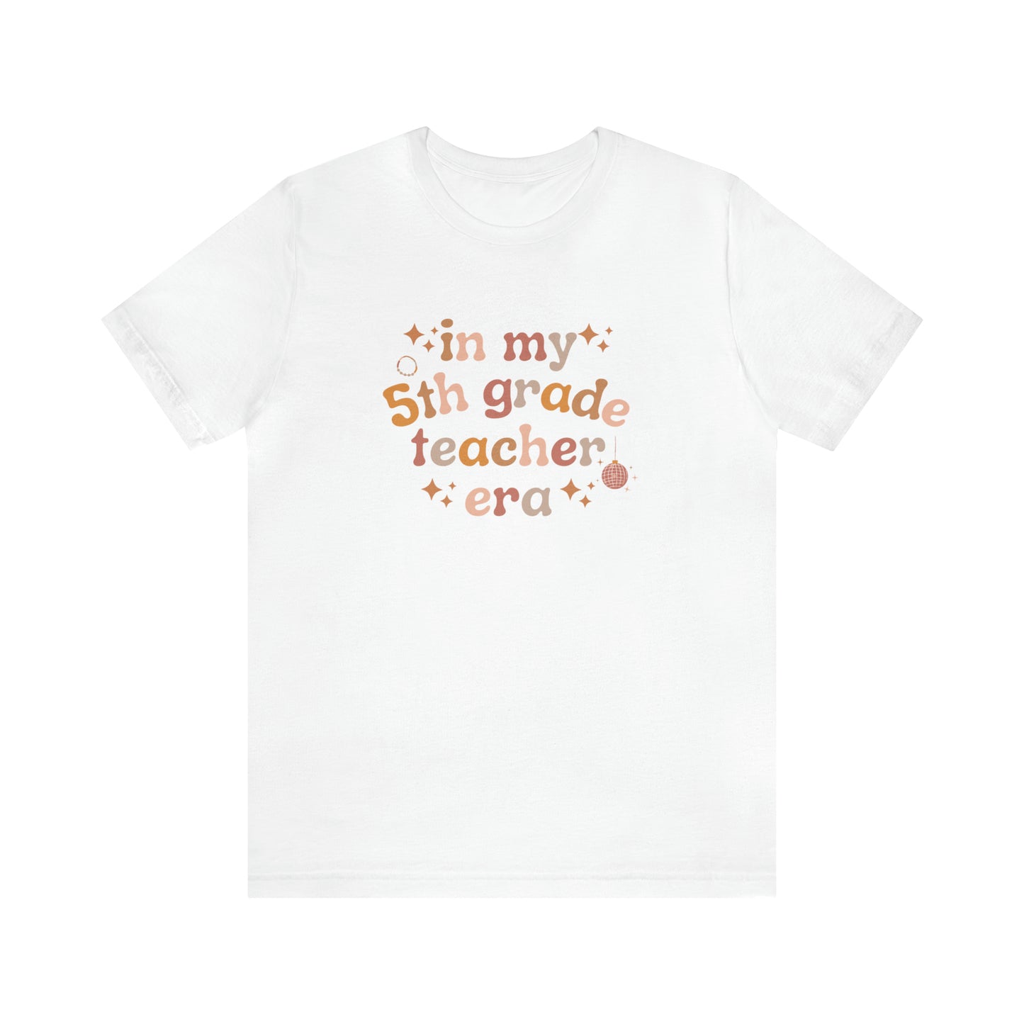 Disco 5th Grade Teacher Era Tee