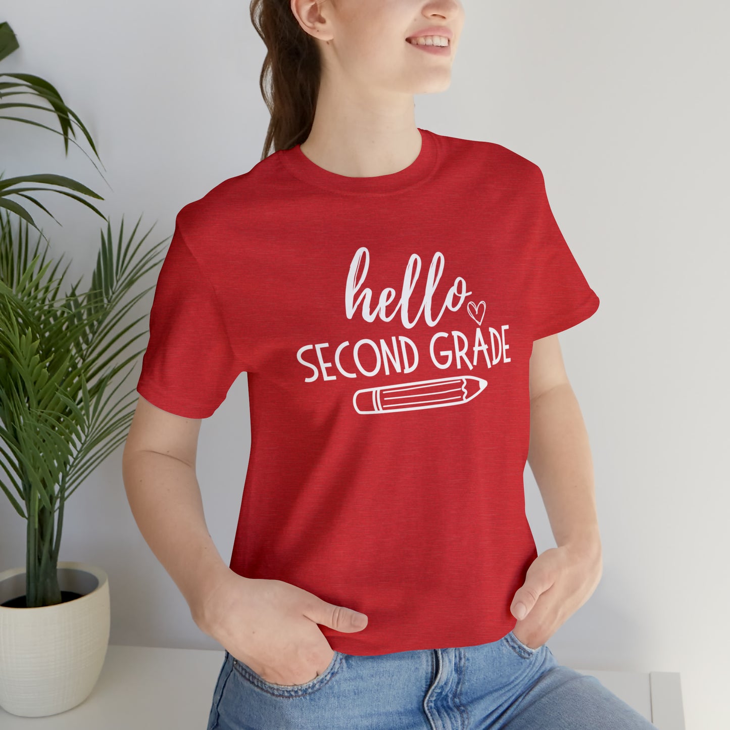 Hello Second Grade Tee