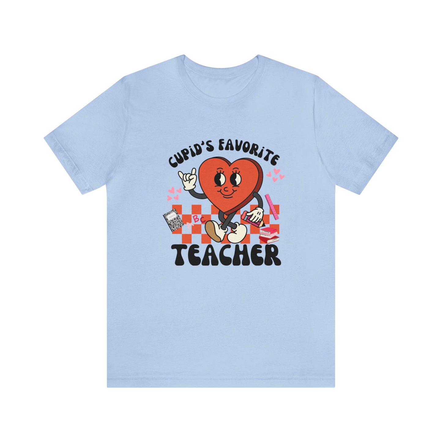 Cupid's Favorite Teacher Short Sleeve Tee