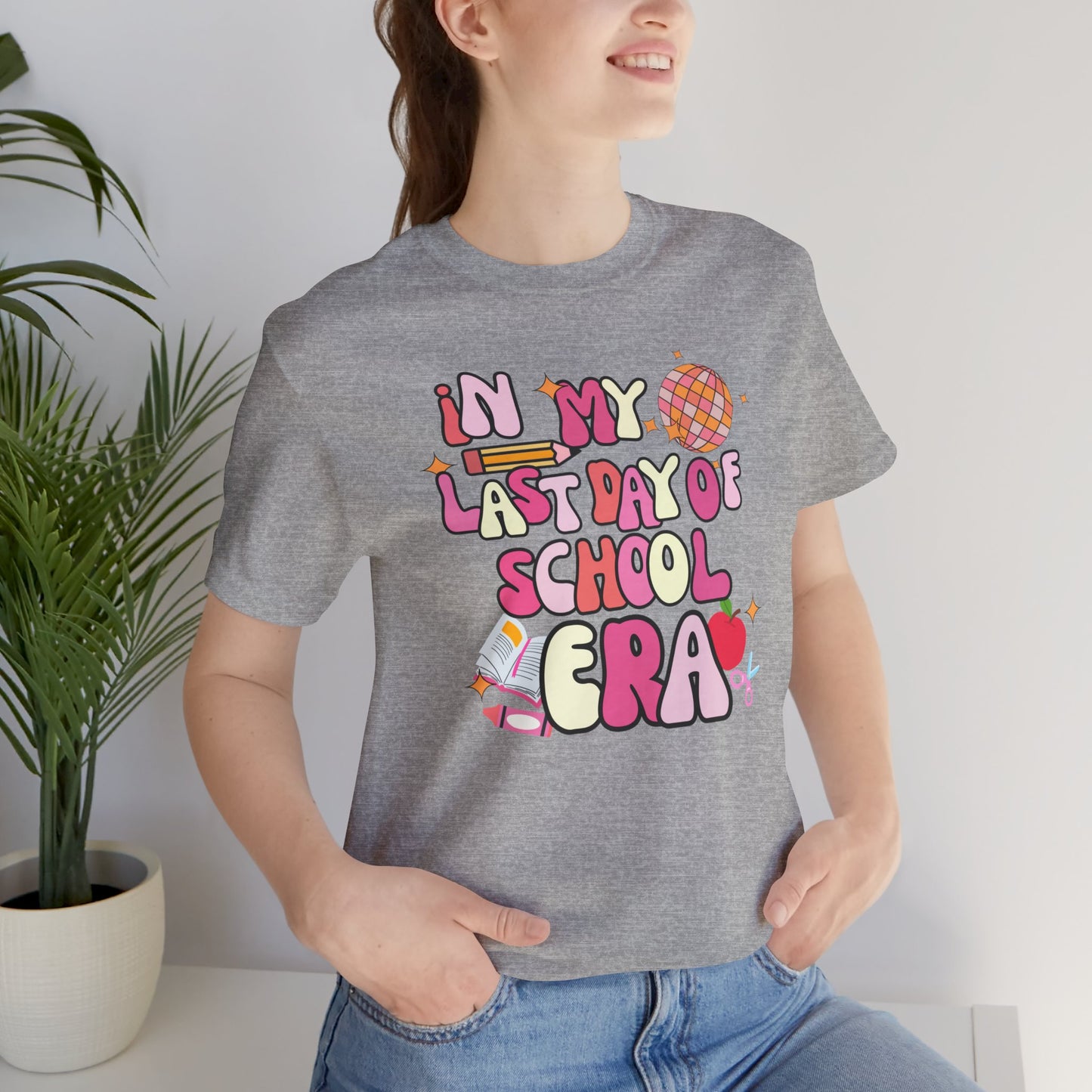 Groovy & Pink Last Day of School Tee