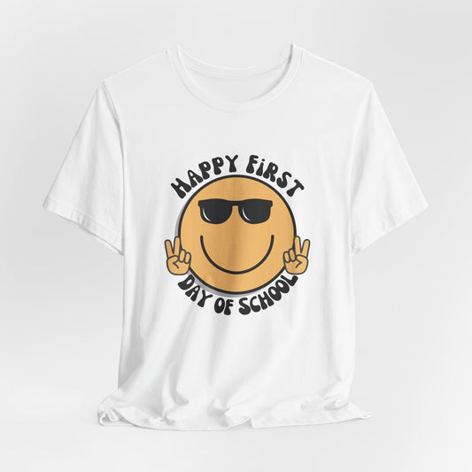 Smiley Face First Day Tee